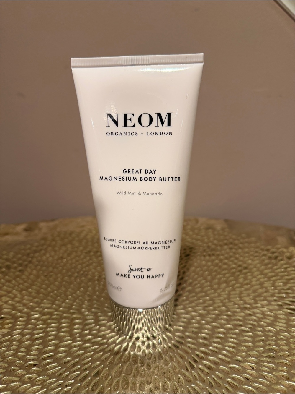 Neom Organics London Great Day Magnesium Body Butter, Wild Mint & Mandarin